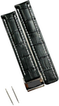 Genuine Leather Watch Band Black Color With Deployment Clasp for Breitling Avenger Navitimer