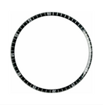 Mineral Crystals to Fit Emporio Armani Round Single Domed Black Trim/w white digital numbers (40.1×3.0×0.9)mm→(Diameter×Middle Thick×Edge Thick)