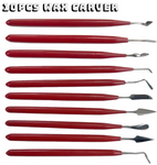 10pc Jewelry Wax Carvers, Wax Carving Tools Set of Carvers Metal Clay Sculpting