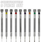 Screwdriver Professional Watchmaker Set 9PCS w/Rotatable Stand , Watchmakers