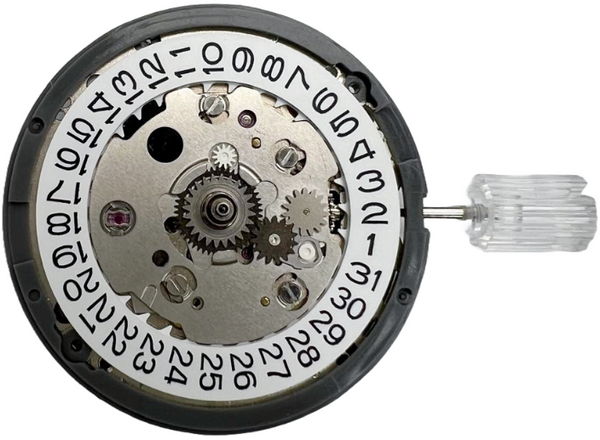 Hattori Automatic Watch Movement NH34 Date At 3:00 Overall Height: 7.7mm