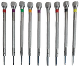 9pcs Watch Repair Tool Top Grade Stainless Screwdrivers w/Rotatable Stand, Watchmaker Tool