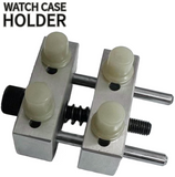 Watch Case Holder Aluminum With 4 Adjustable Pin, Watchmaker Tools