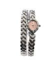 LADIES FASHION WATCH WITH BRACELET COMBO/ PINK DIAL
