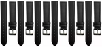 Set of 6PCS Multi-Color Watch Band Size (18✖16)mm Stitched Plain Leather Strap