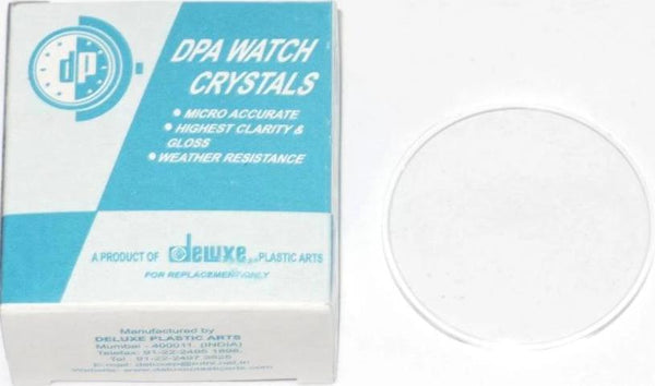Watch Domed Plastic Crystal- Dia: 36.4 mm, Height: 3.0 mm. - Universal Jewelers & Watch Tools Inc. 