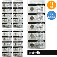Energizer-366 Watch Battery, 1 Pack 5 batteries, Replaces all SR1116SW