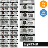 Energizer-ECR-1220 Watch Battery, 1 Pack 5 batteries, Replaces all CR1220