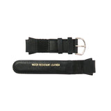 Men's Swiss Army Style Leather Watchband 18mm Black Nylon & Leather Strap with buckle - Universal Jewelers & Watch Tools Inc. 