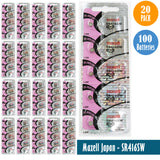 Maxell Japan - SR416SW Watch Batteries Single Pack of 5 Batteries