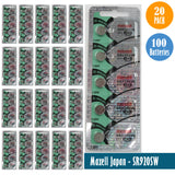 Maxell Japan - SR920SW (371) Watch Batteries Single Pack, 5 Batteries