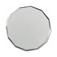 Sapphire Crystals to Fit AUDEMARS PIGUET Flat Hexagon Silver Trim 12 Sides Shape (30.0×1.20)mm→(Diameter× Thick)
