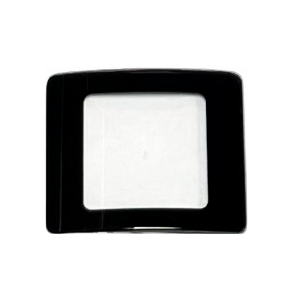 Sapphire Crystals to Fit Rado Double Domed Rectangular Shape Cut Corners Black Border (20.5×17.5×1.78×1.0)mm→(Width×Height×Dome Height×Edge Thick)