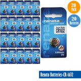 Renata-Batteries-CR-1632-1-pack-1-battery, Lithium-3V, Watch-Batteries, Swiss Made - Universal Jewelers & Watch Tools Inc. 