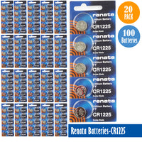 Renata-Batteries-CR1225-1-pack-5-batteries, Watch-Batteries, Swiss Made - Universal Jewelers & Watch Tools Inc. 