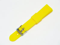 BEST QUALITY,SILICONE WATCH BAND YELLOW  COLOR 18MM, 20MM & 26MM - Universal Jewelers & Watch Tools Inc. 