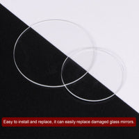 Watch Crystal Flat Round Mineral Glass Crystal 1mm Thick (22.0mm-31.9mm)